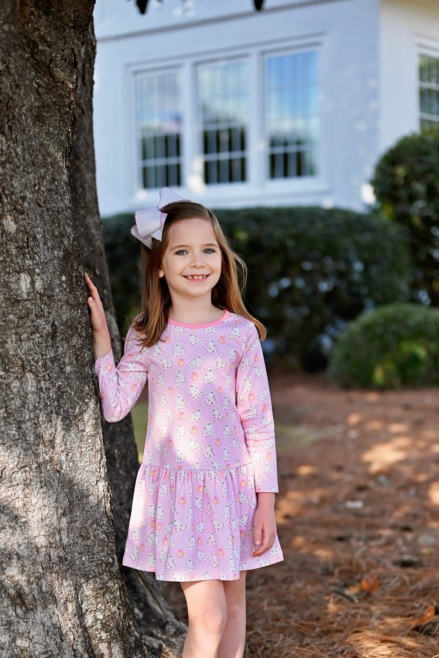 Loren Pima Knit Dress-Ghost by James and Lottie