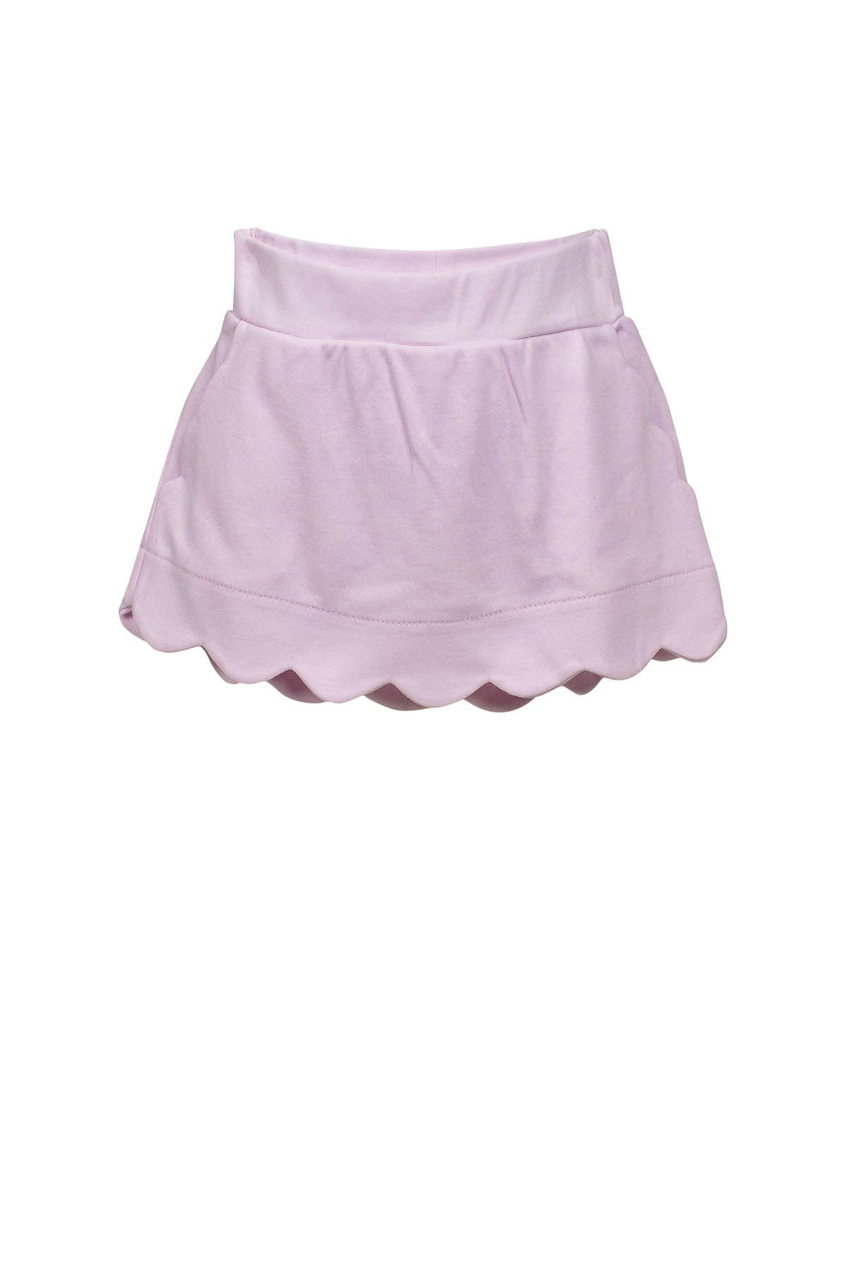 Pink Pima Scallop Skort by the Proper Peony