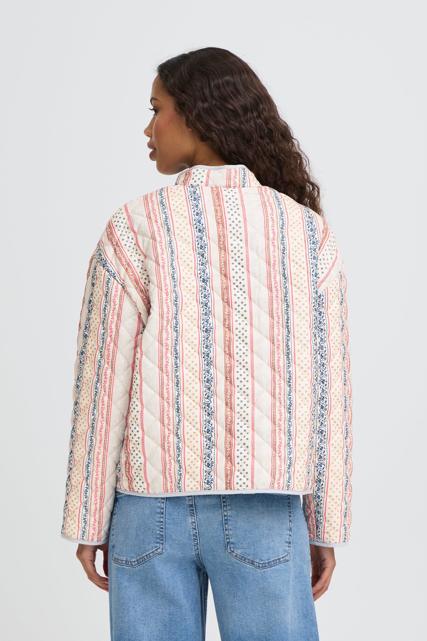 Ihlivanta Jacket - Pastel Pattern Stripe