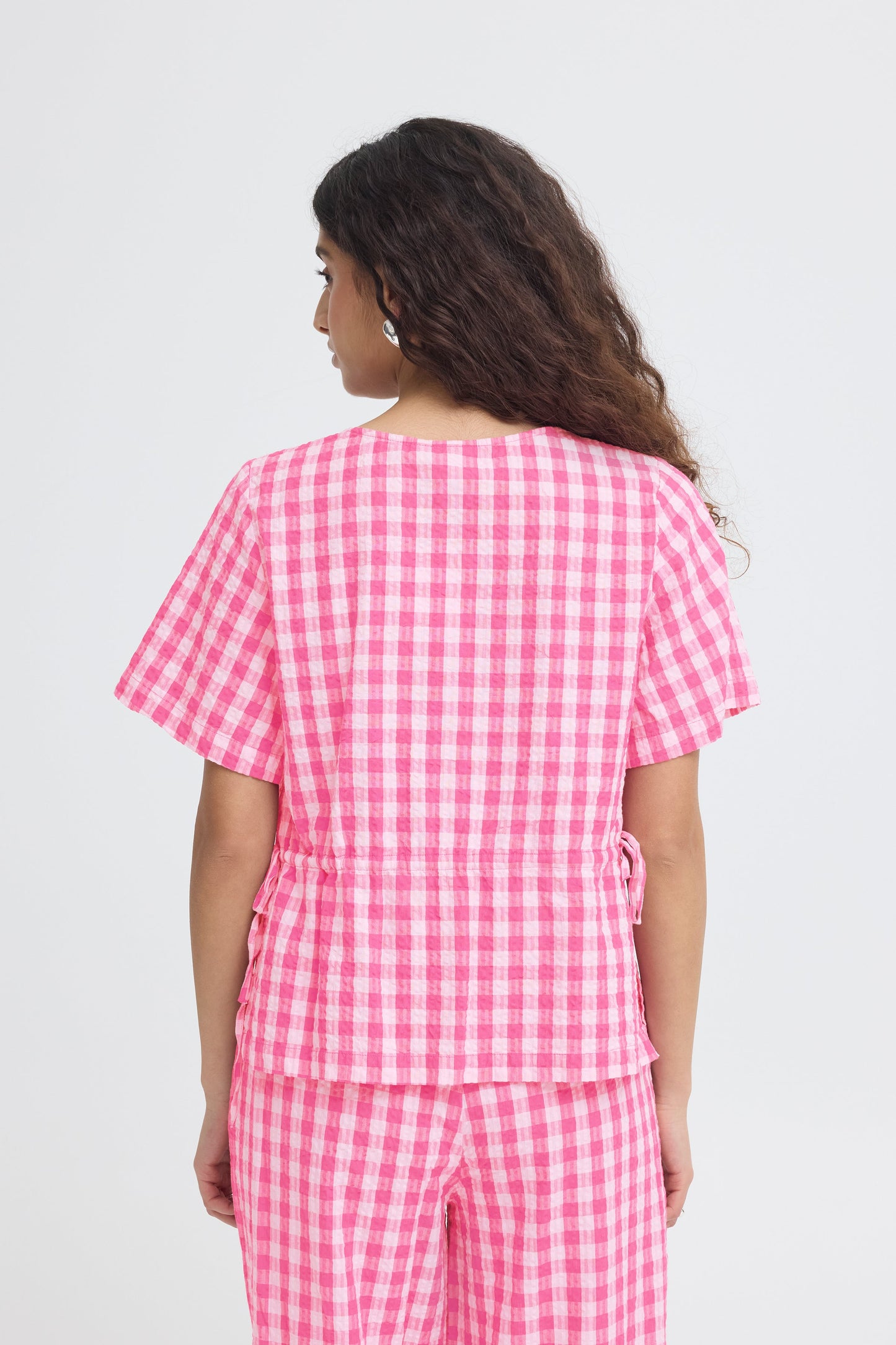 Ihfelicia Top - Very Berry Gingham