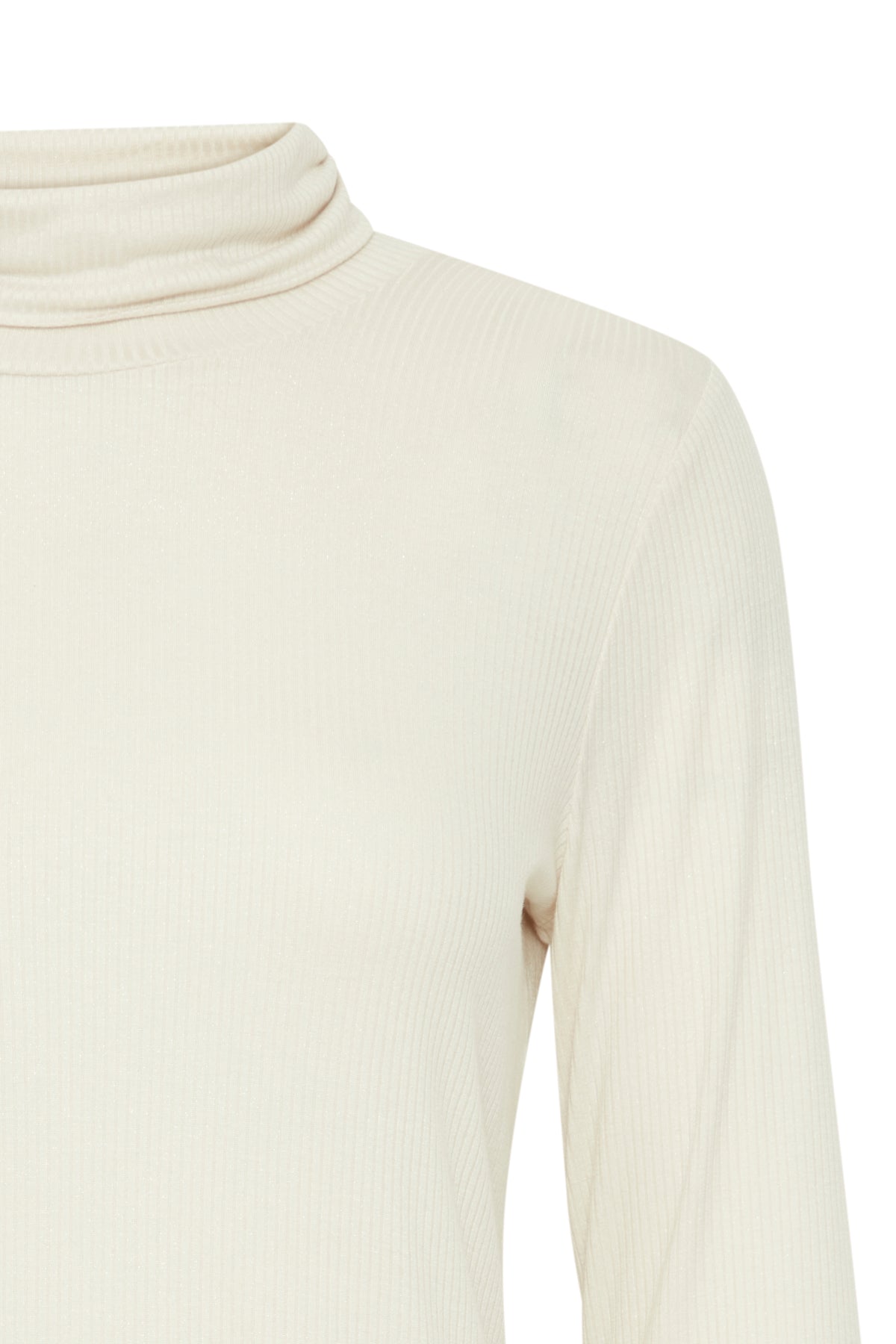 Frregina Cream Roll Neck Jumper