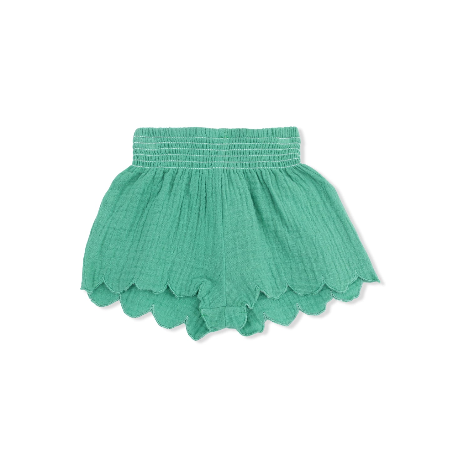 Angel Dear Ming Green Scallop Short for Toddler Girls