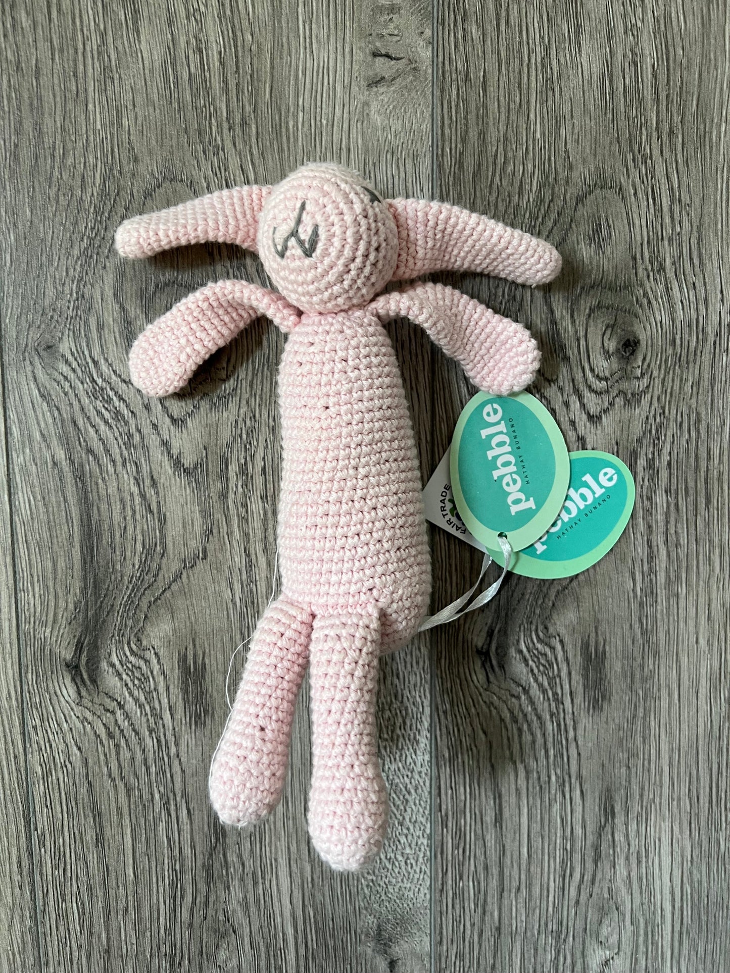 My first bunny rattle by Pebble-Pink