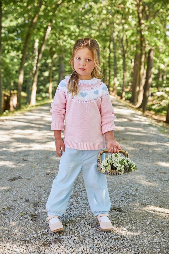 Hearts Fair Isle Sweater by Little English