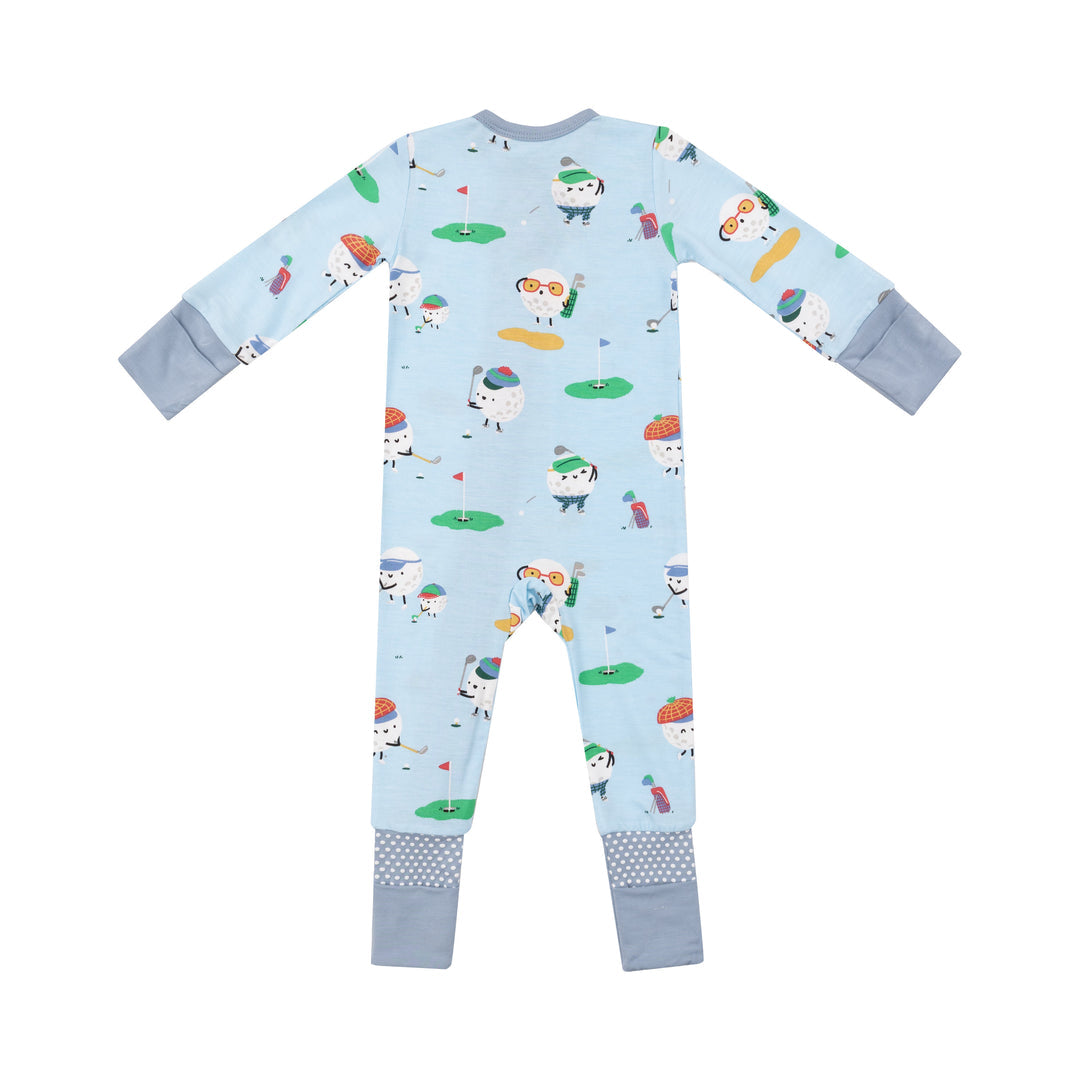 Golf Club Pro 2 Way Zipper Romper by Angel Dear
