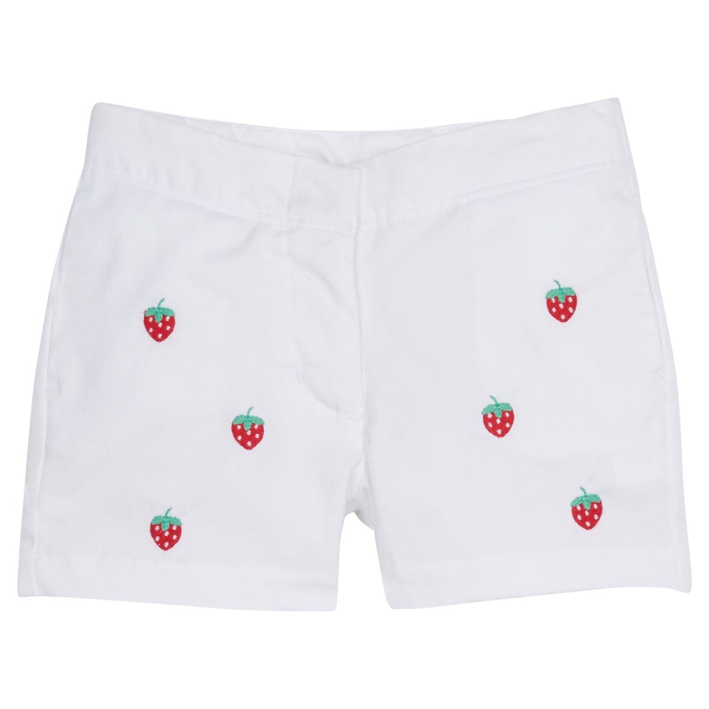 Embroidered Mini Short-Strawberry by Little English