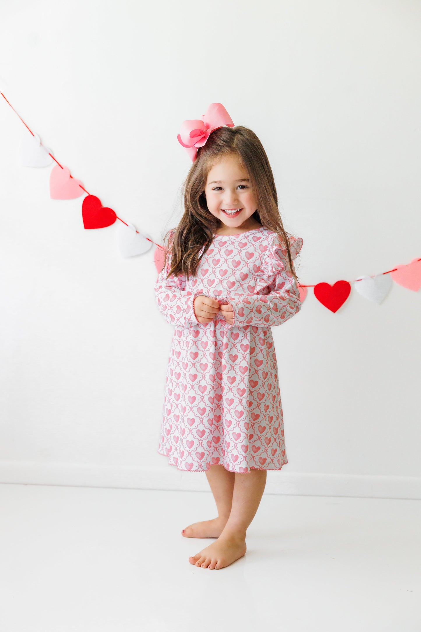Watercolor Heart Dress by Jellybean