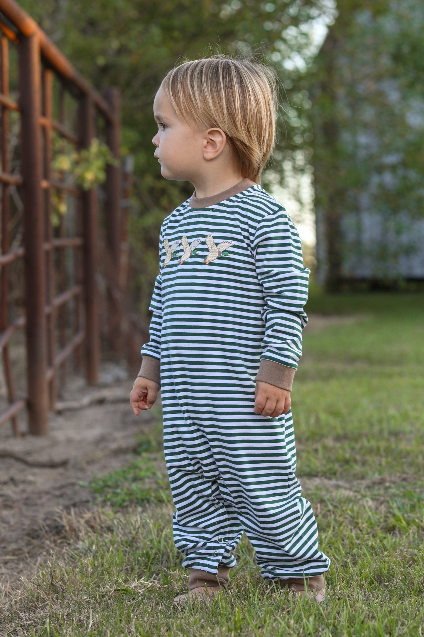 Mallard Romper by Trotter Street Kids