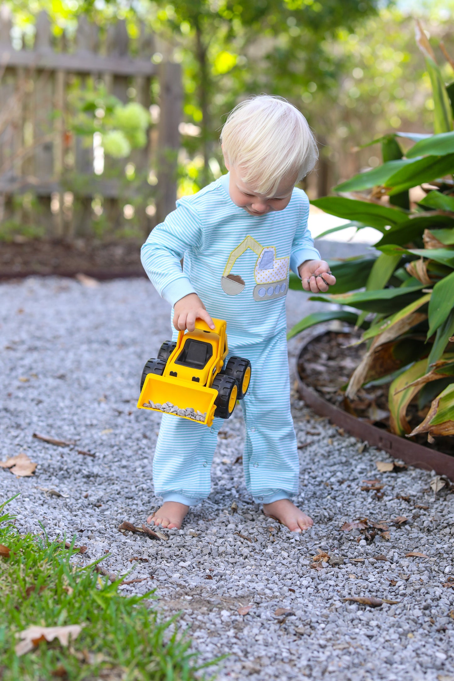 Construction Romper by Trotter Street Kids