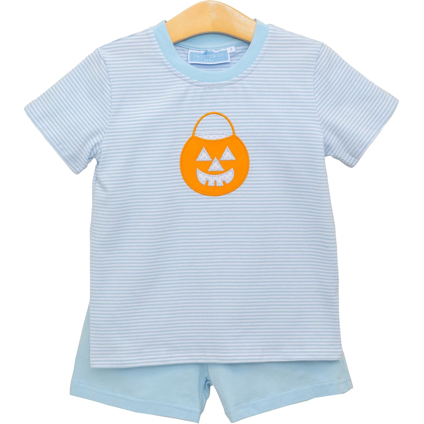 Jack O’Lantern Short Set by Trotter Street Kids