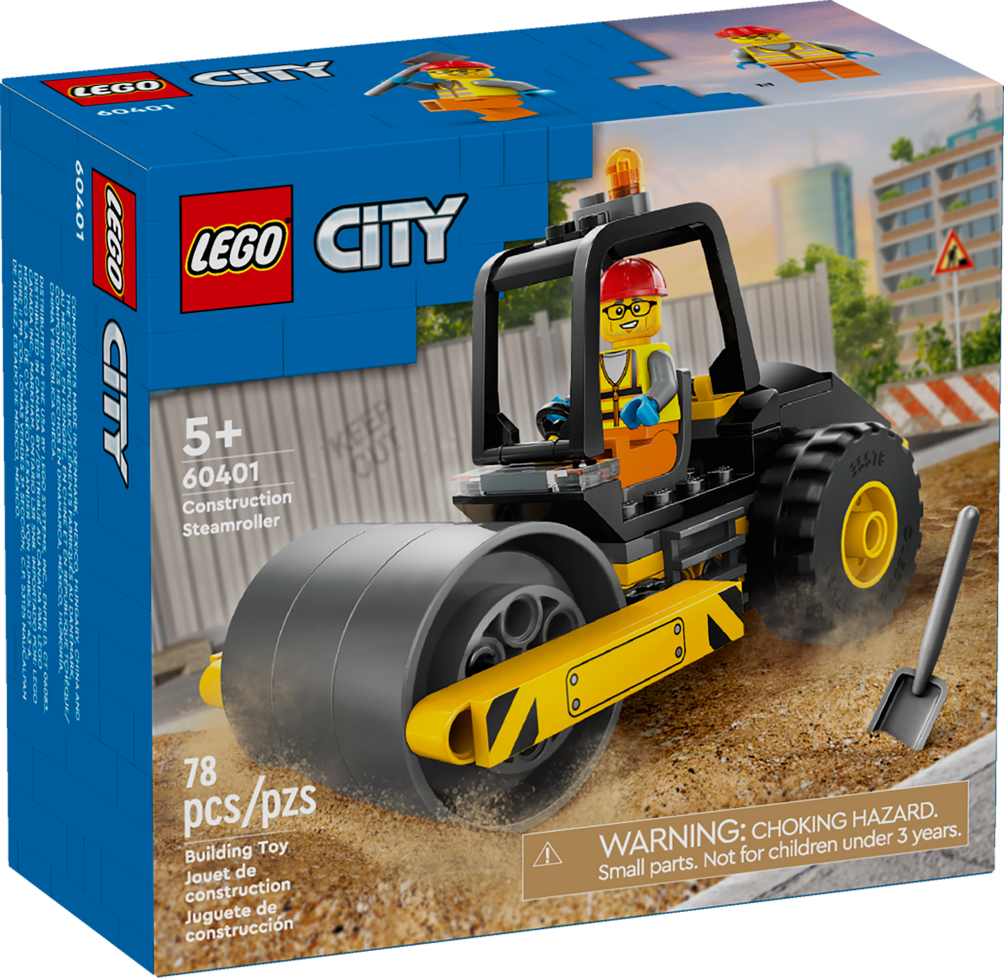LEGO Construction Steamroller 60401 | City