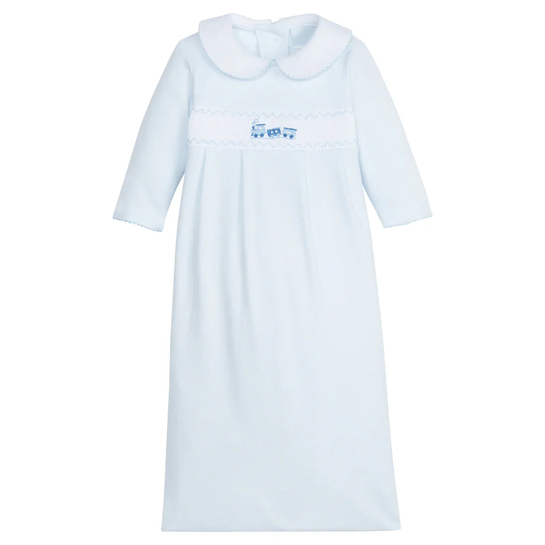 Smocked Newborn Gown-Train by Little English