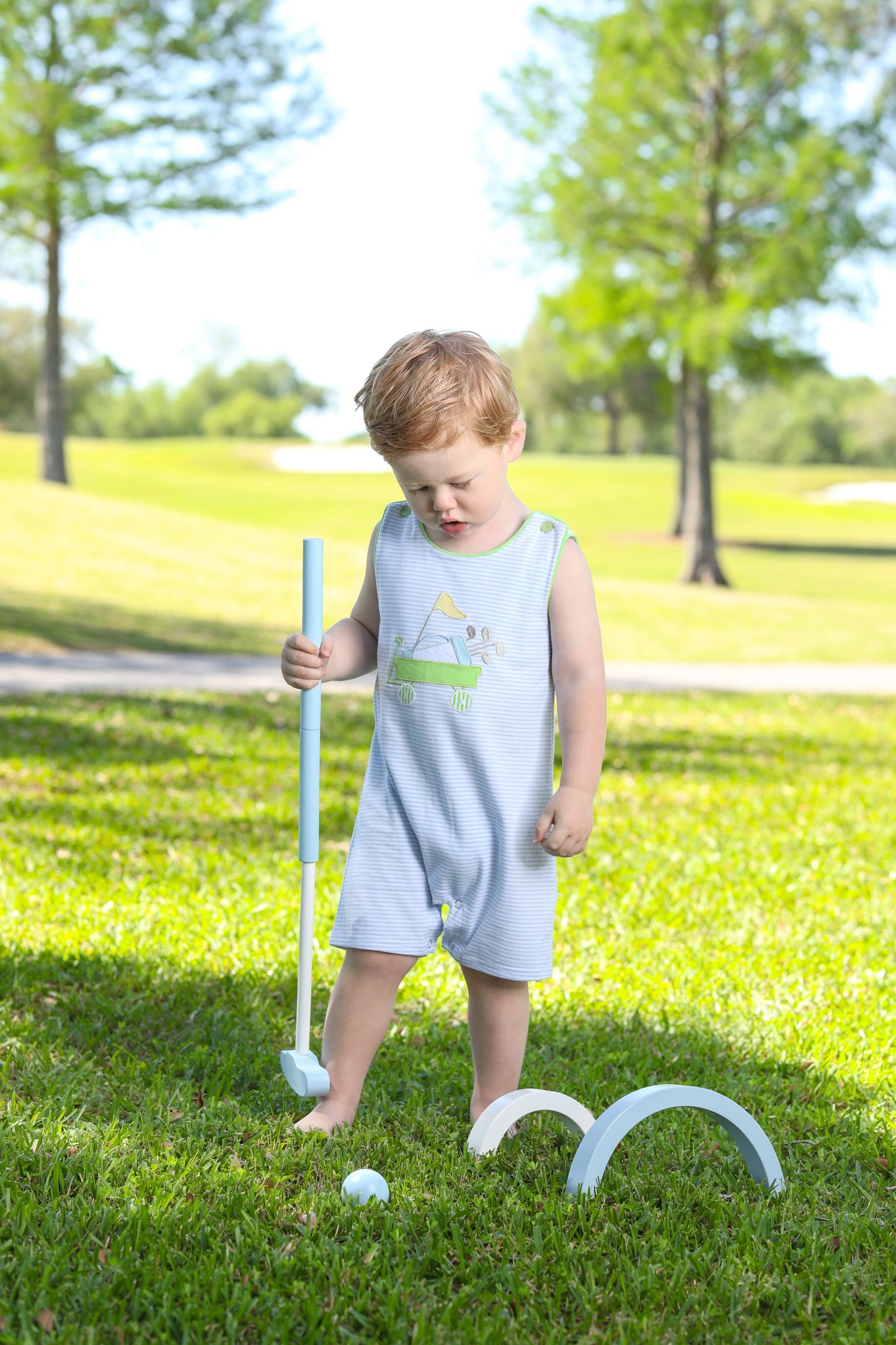 Golf Appliqué Jon Jon by Trotter Street Kids
