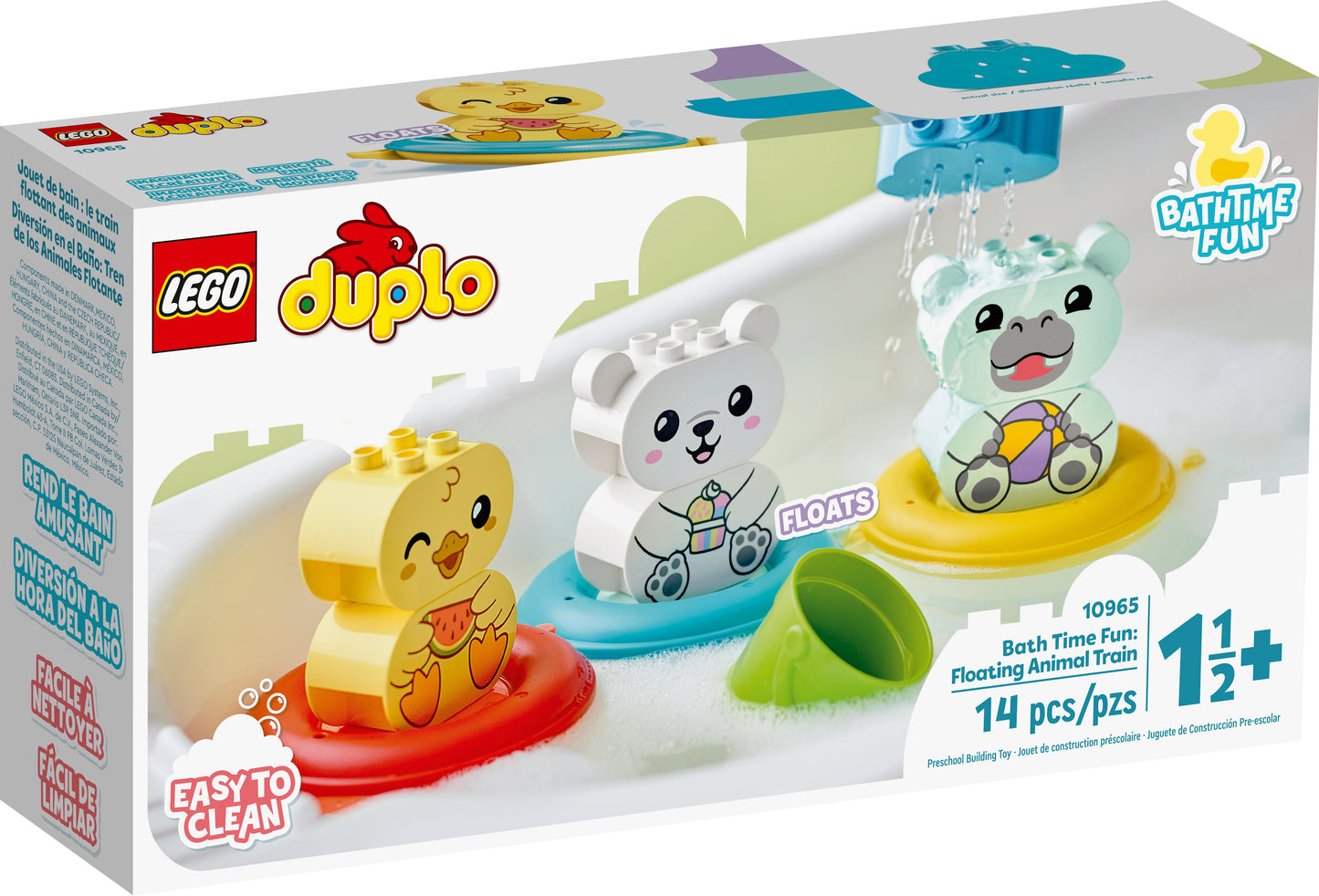 Lego Duplo Bath Time Fun: Floating Animal Train 10965