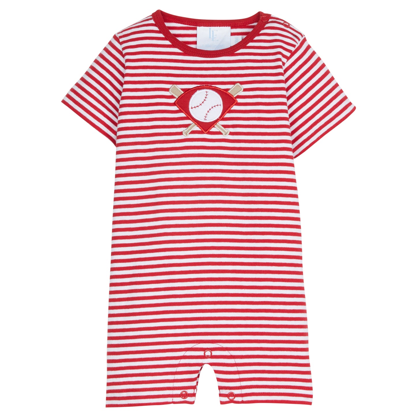 Applique Romper -Baseball by Little English