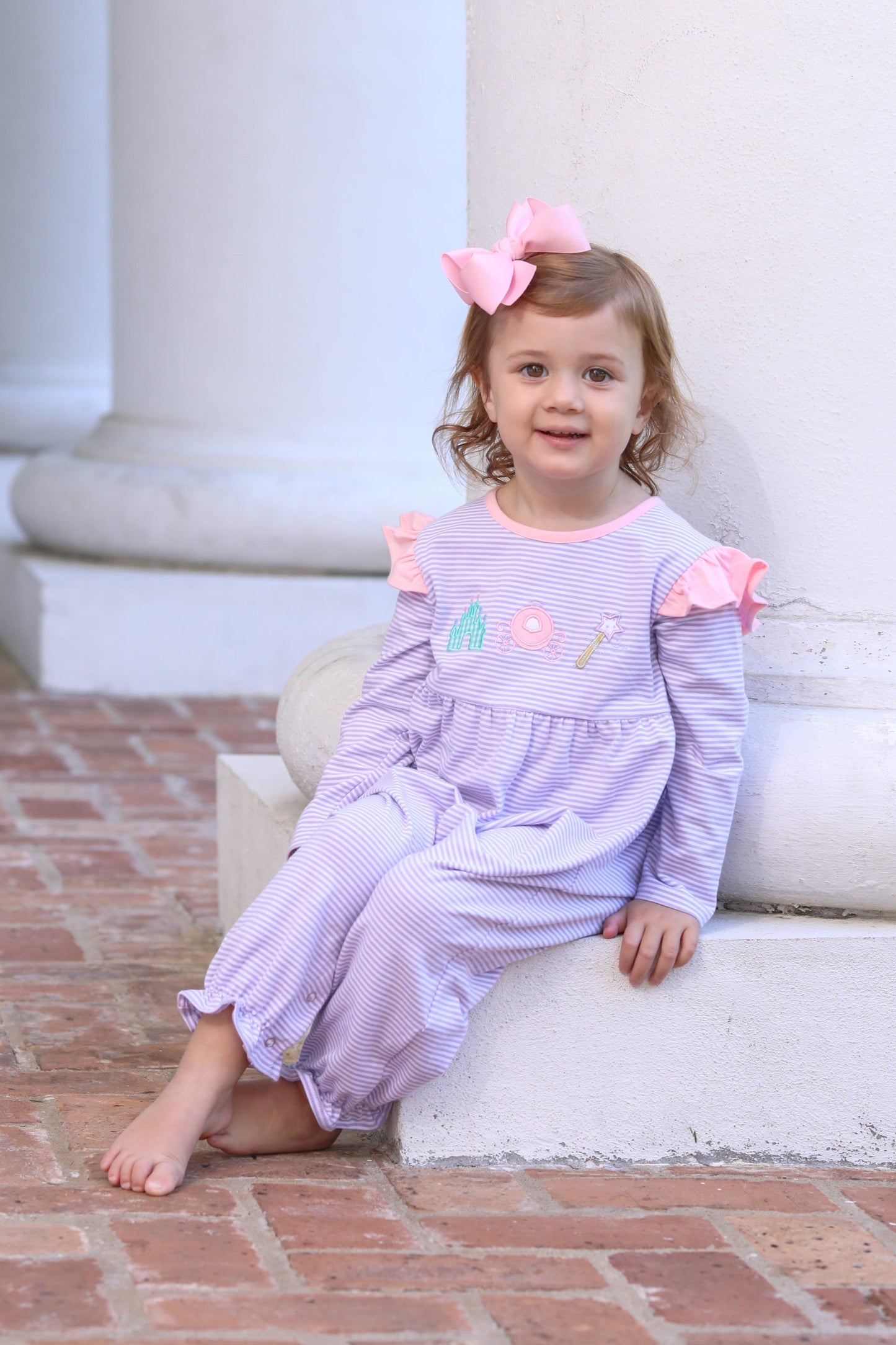 Princess Trio Romper by Trotter Street Kids