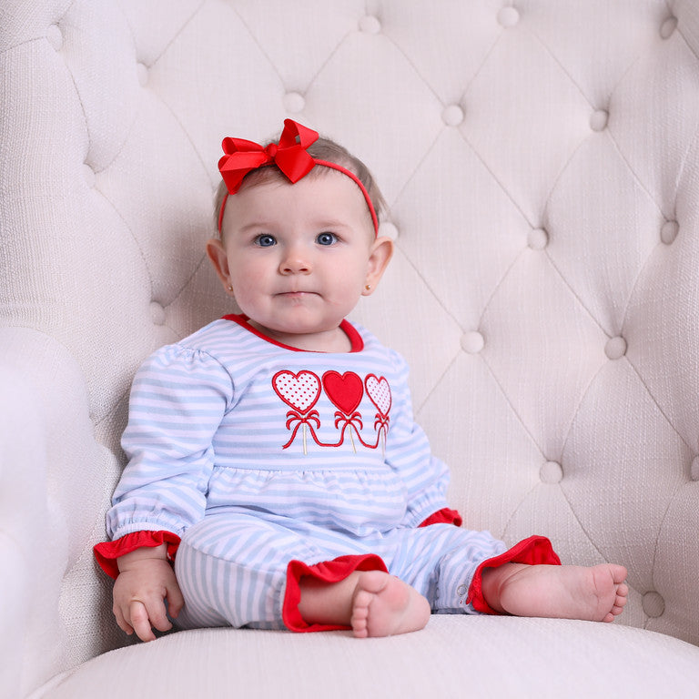 Heart Lollipop Romper by Trotter Street Kids