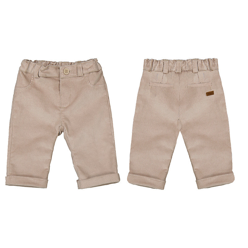 Walnut Corduroy Pants for Boys by Mayoral