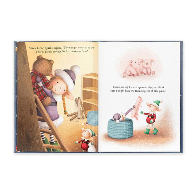Eldo Elf and the Patchwork Bunny Book by Jellycat