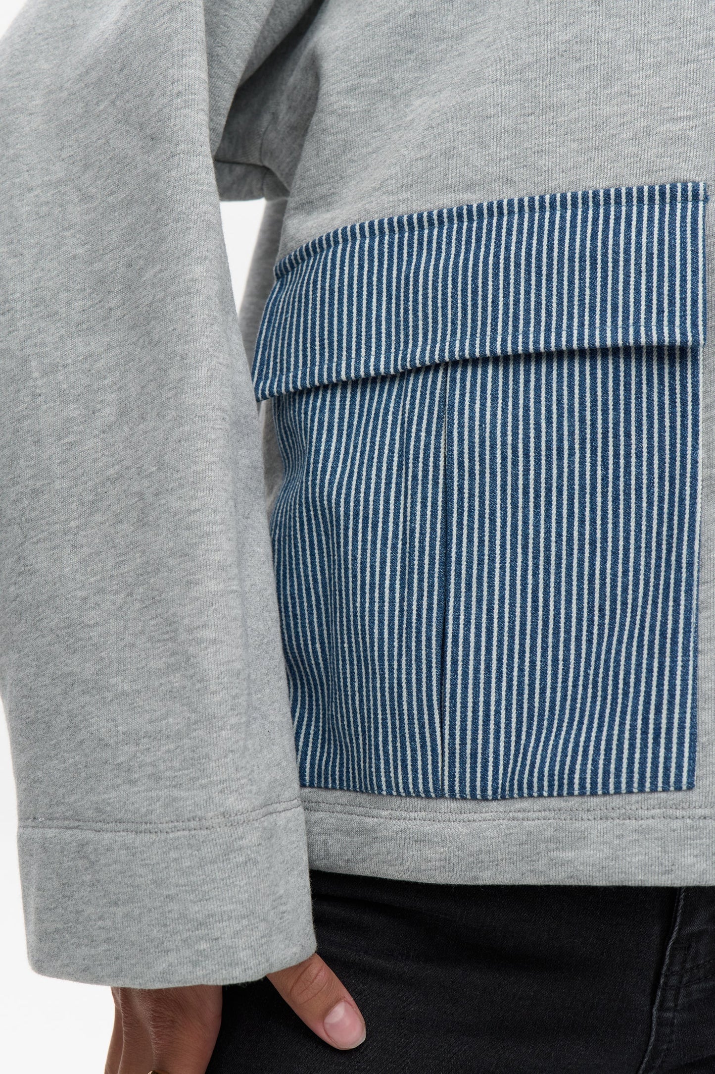 NUZHELLY SWEATER - Medium Grey