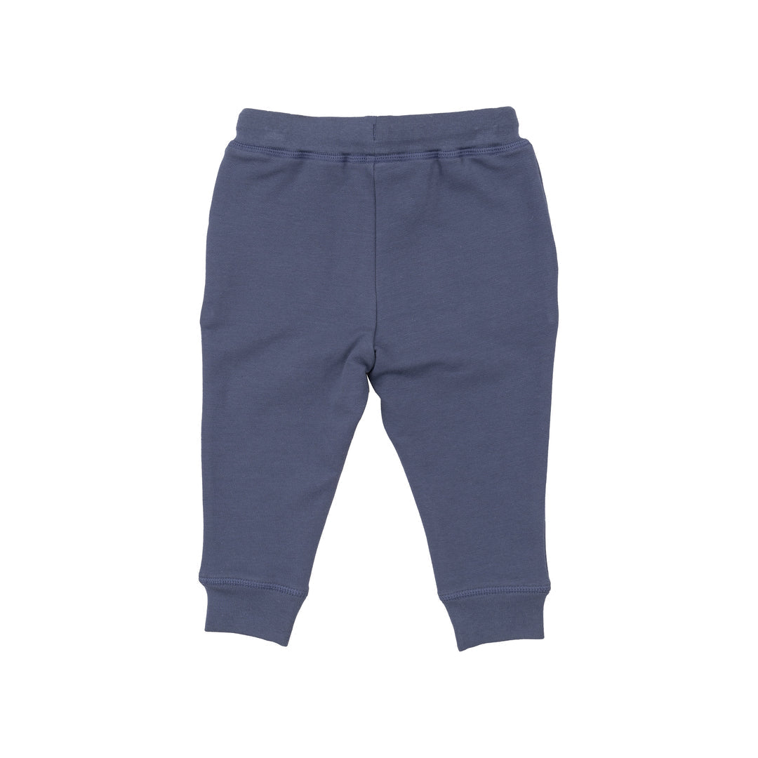 Footballs Inky Blue French Terry - Hoodie & Jogger set by Angel Dear