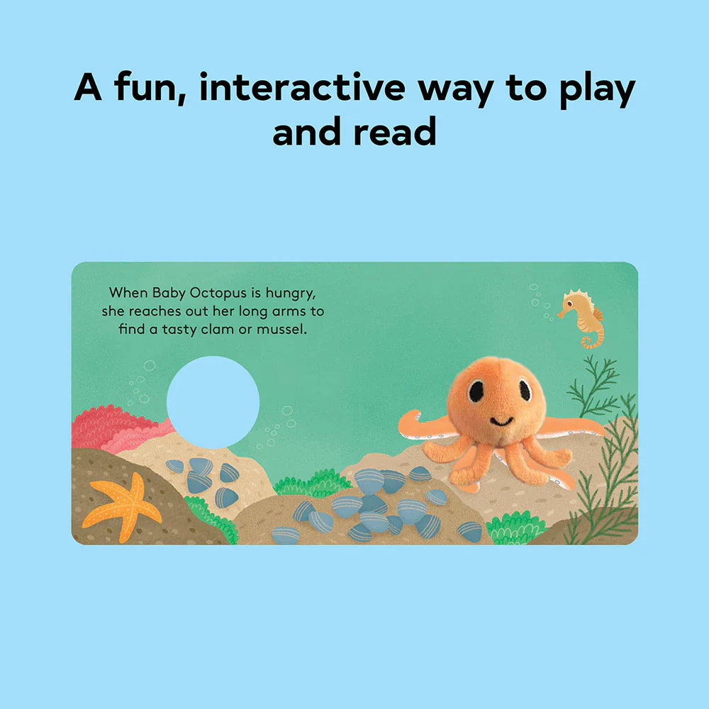 Baby Octopus Finger Puppet Chunky Board Book
