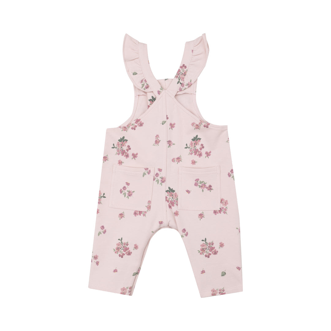 French Terry Woodsorrel - Front Pocket Ruffle Overall by Angel Dear