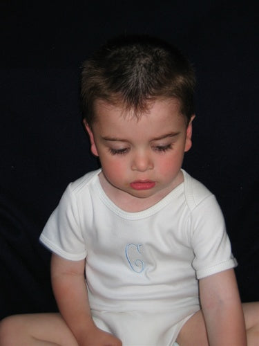 Monogrammed Baby Bodysuit- Single Initial