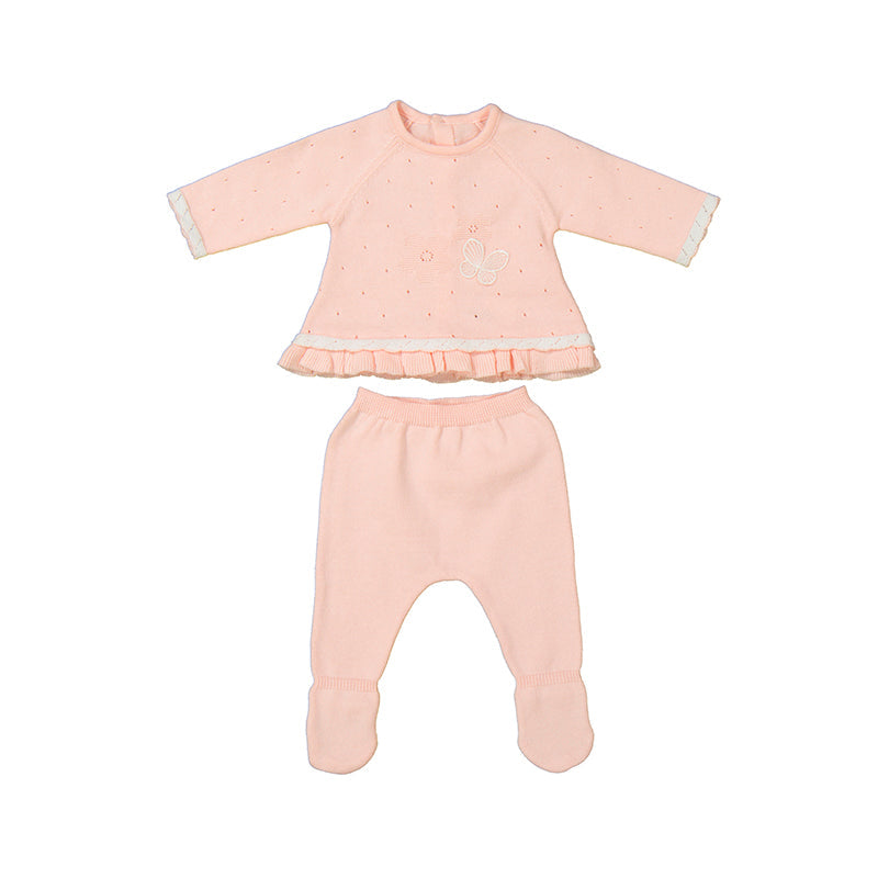 Girls Knit Butterfly 2 piece Set by Mayoral