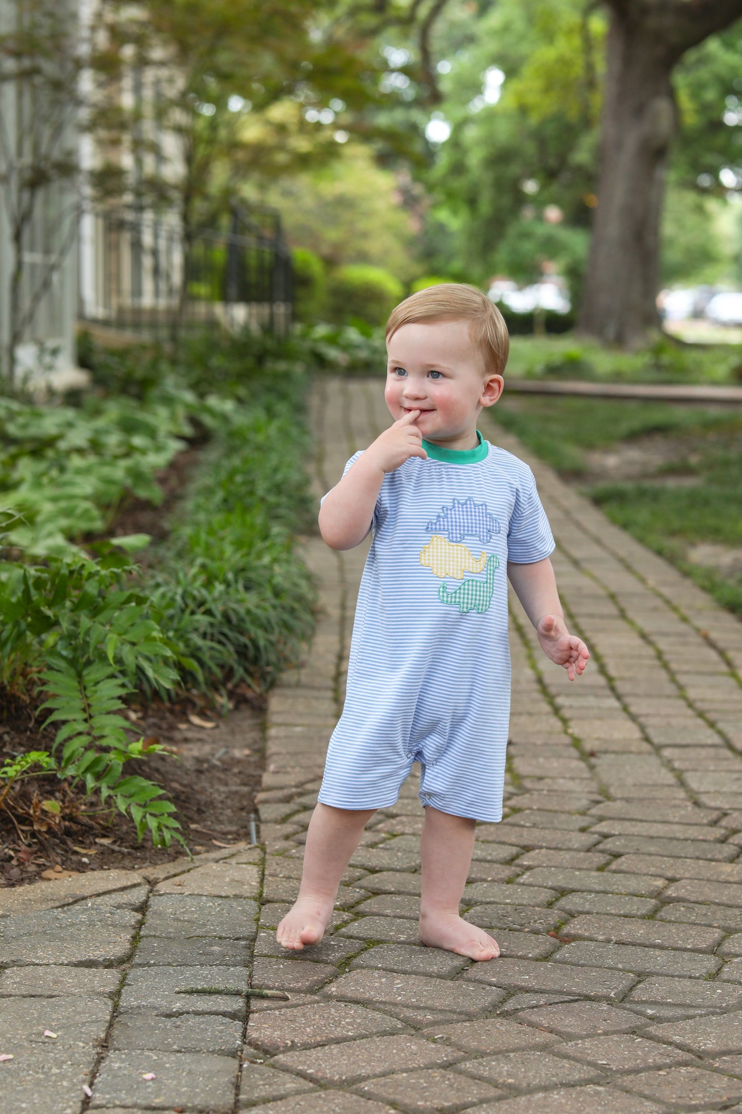 Dinosaur Romper by Trotter Street Kids