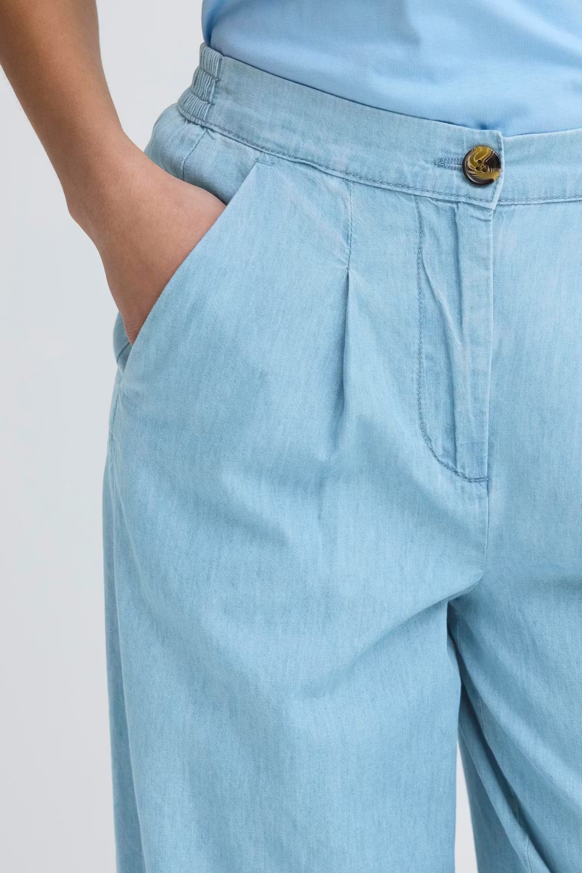 Ihbarcy Trousers - Light Denim