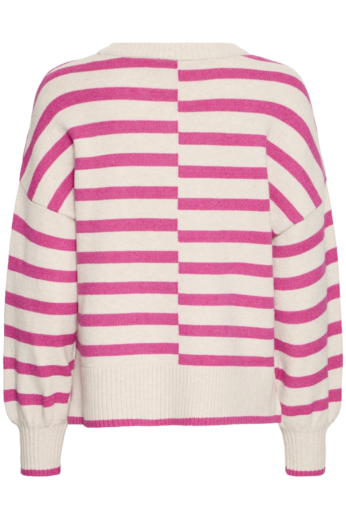 Frbitte Stripe Jumper - Very Berry