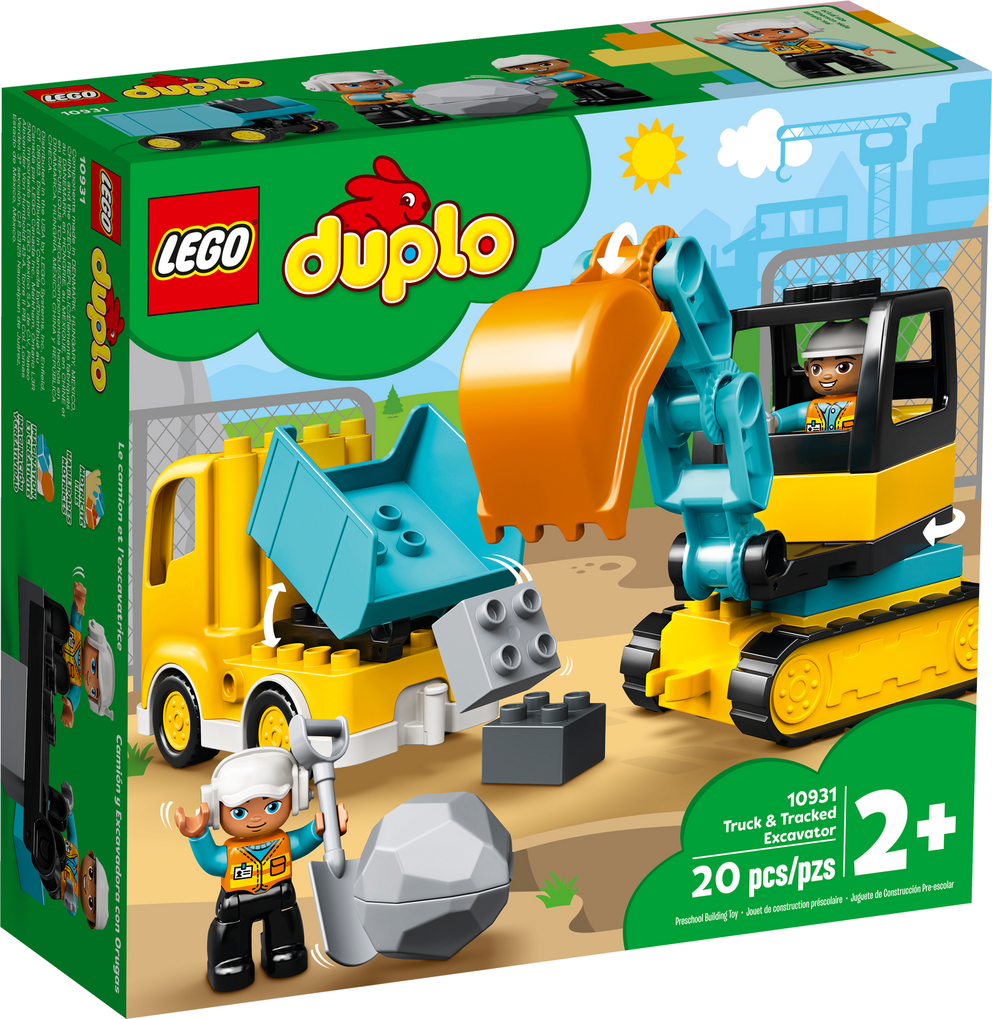 LEGO Duplo Truck and Tracked Excavator 10931