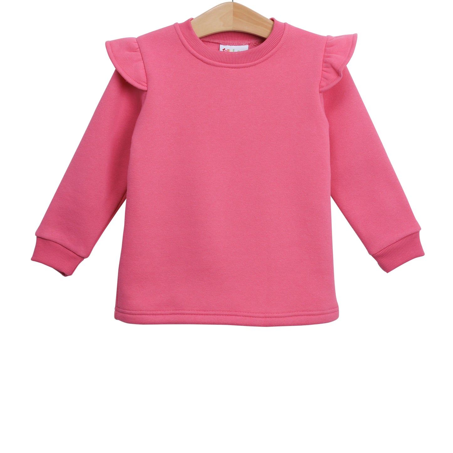 Ruffle Sweatshirt -Hot Pink by Jellybean