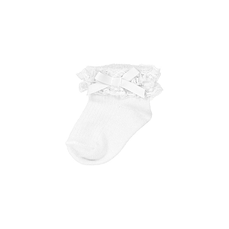 White Dressy Ankle Socks by Mayoral