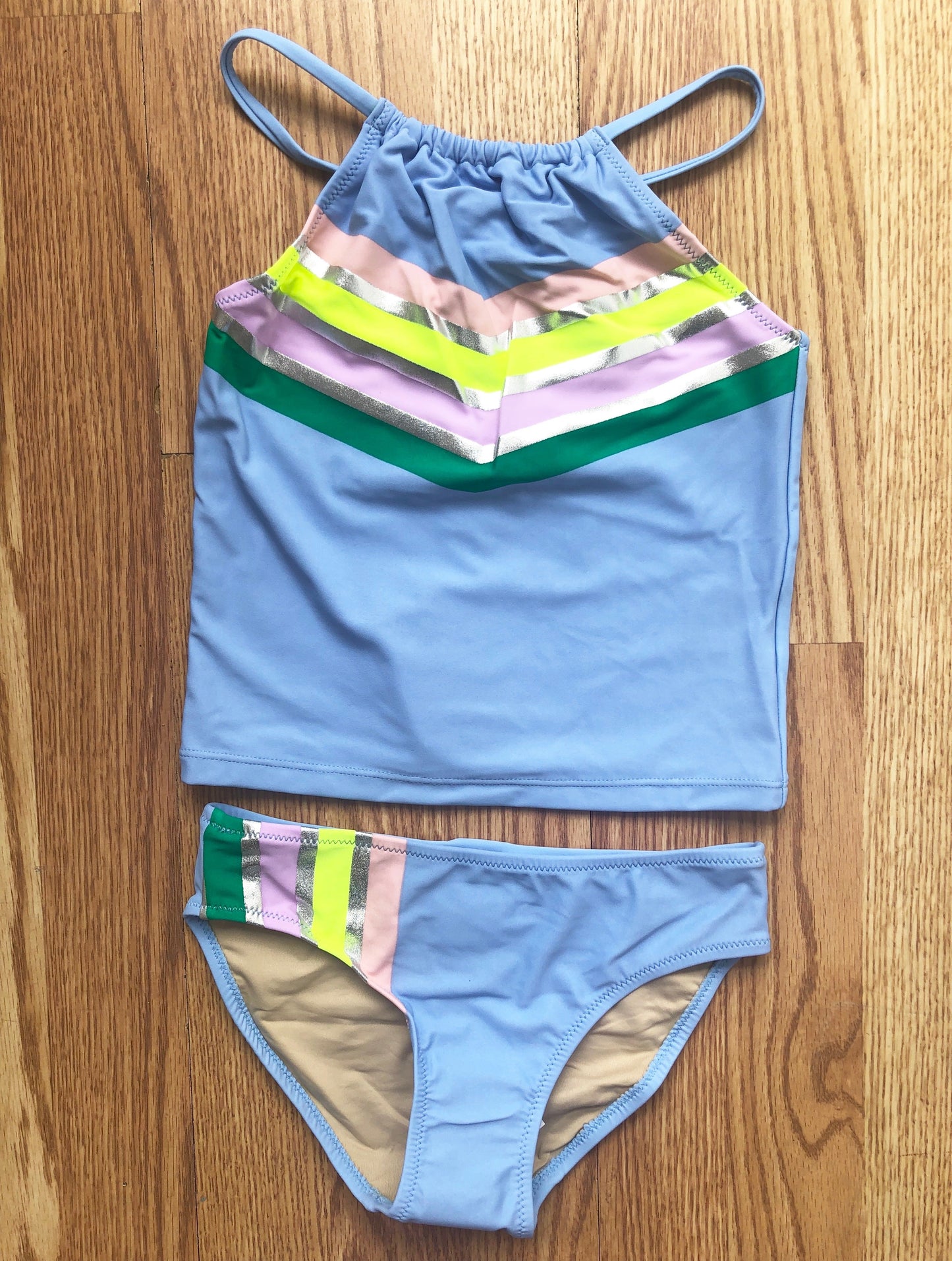 SC-Rainbow Tankini for Girls