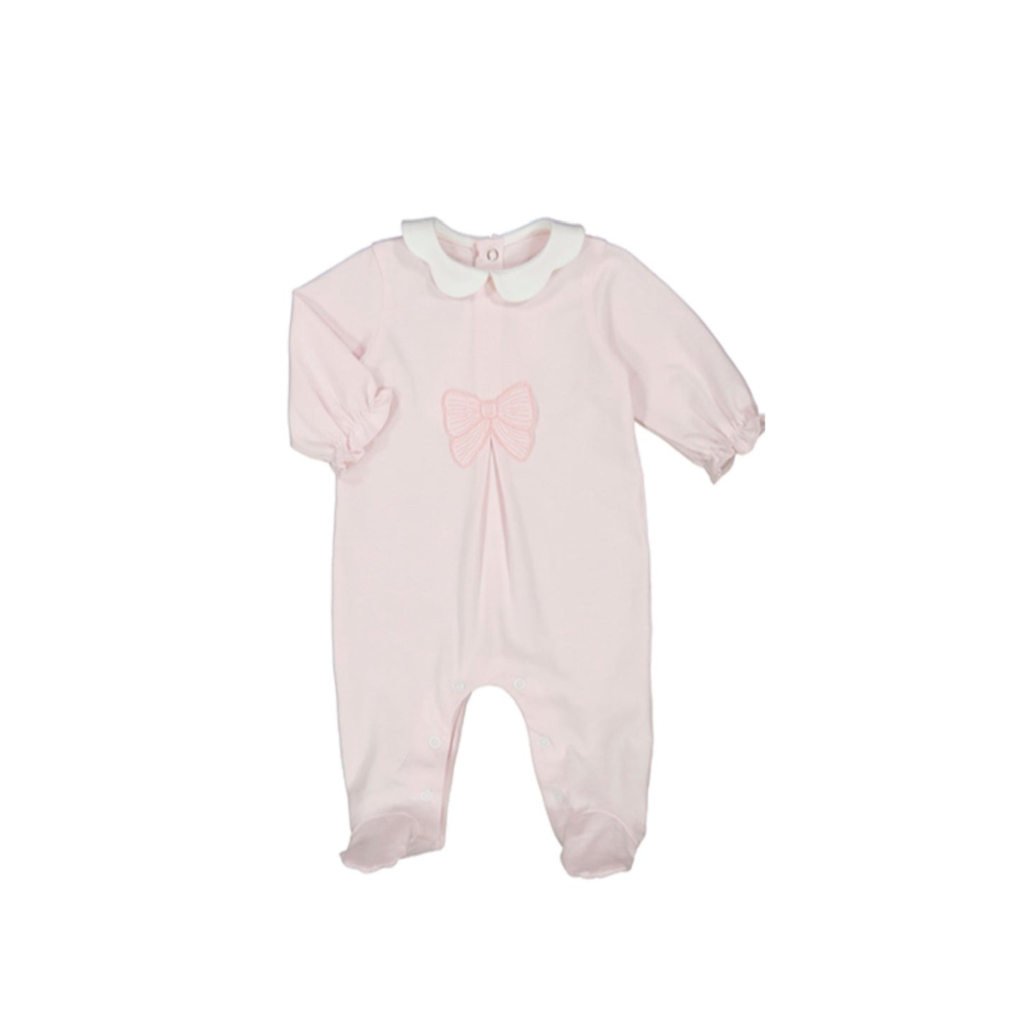 Pink Bow Footie by Mayoral
