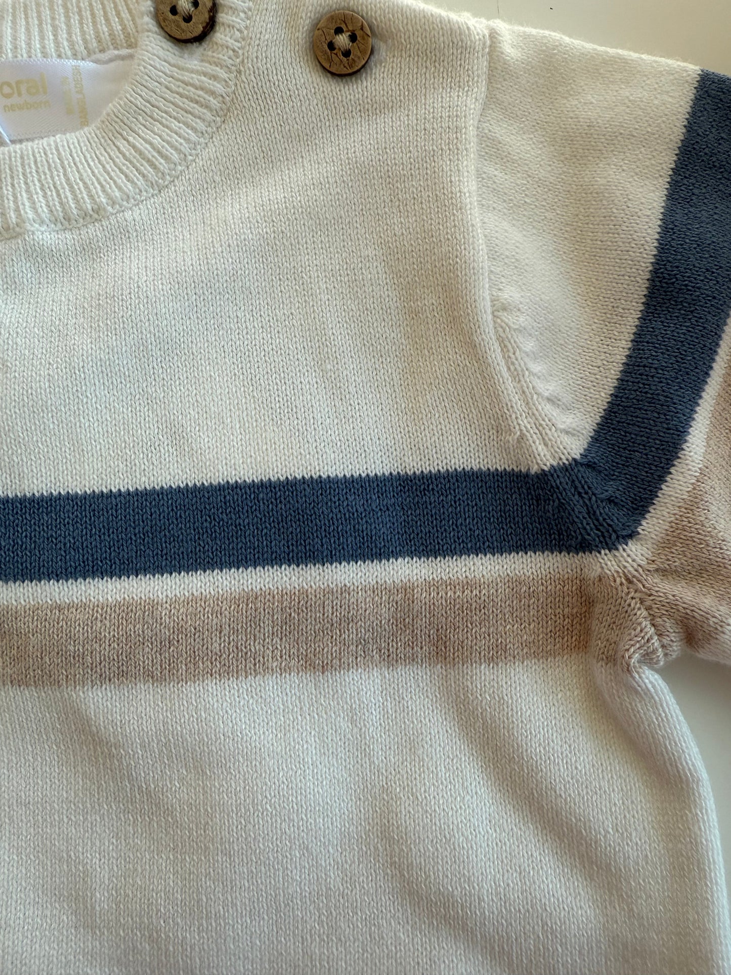 Star Blue Stripe Sweater by Mayoral