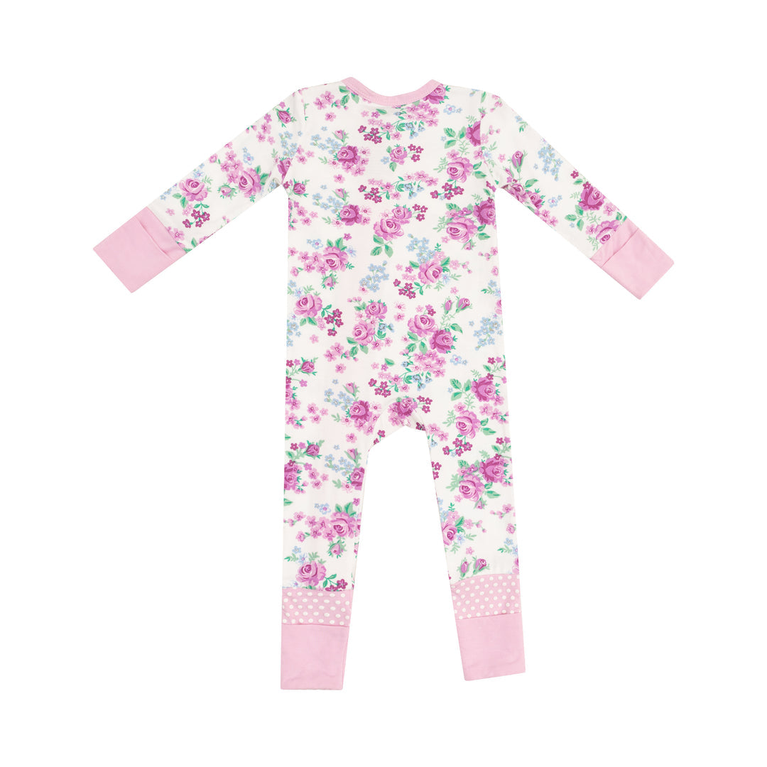 Cute Little Roses 2 Way Zipper Romper by Angel Dear