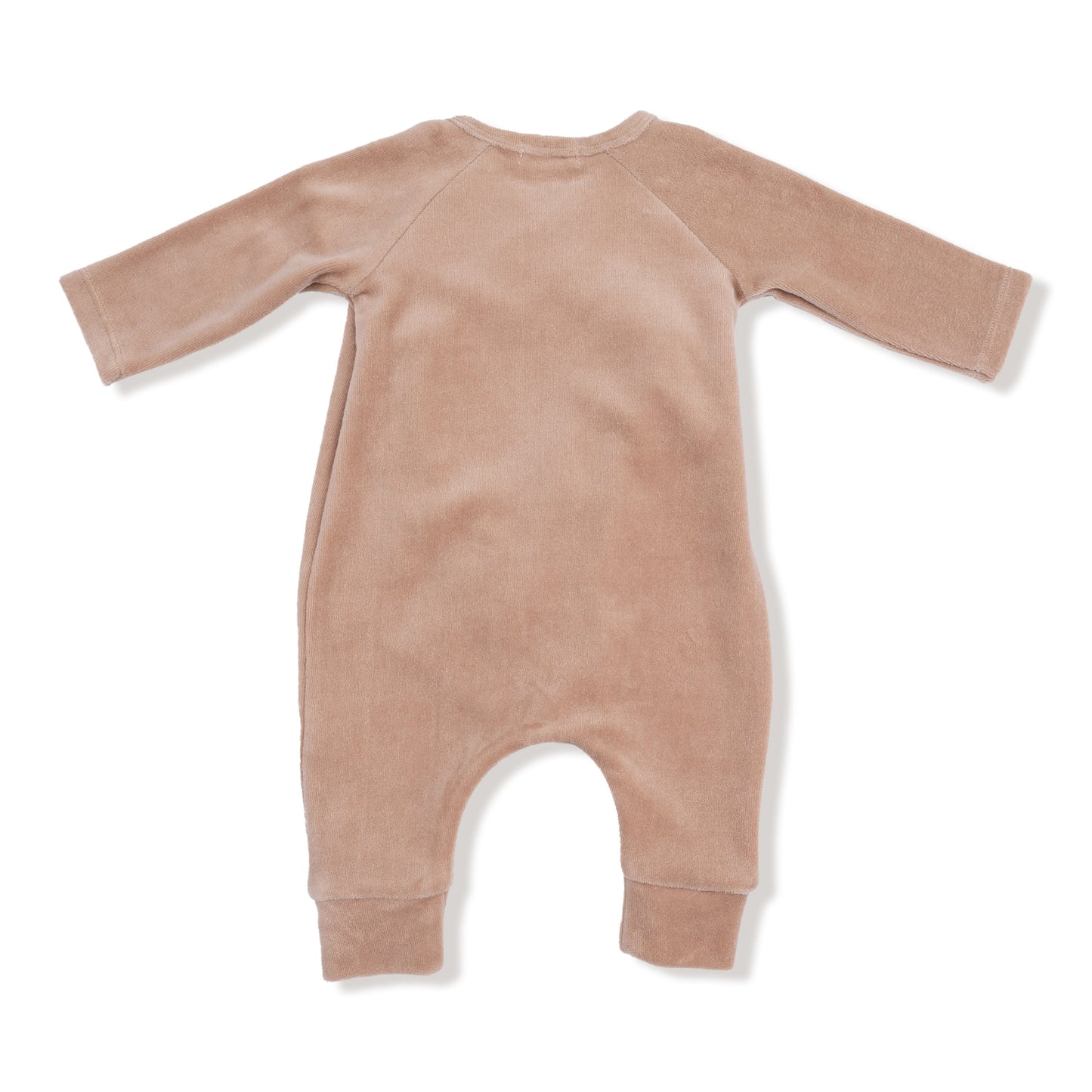 Brush Velour Teddy Bear Wrap Coverall (Newborn) by Angel Dear