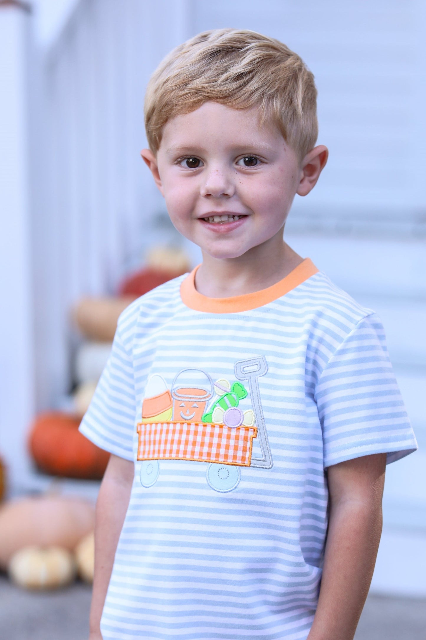 Halloween Wagon Short Set by Trotter Street Kids