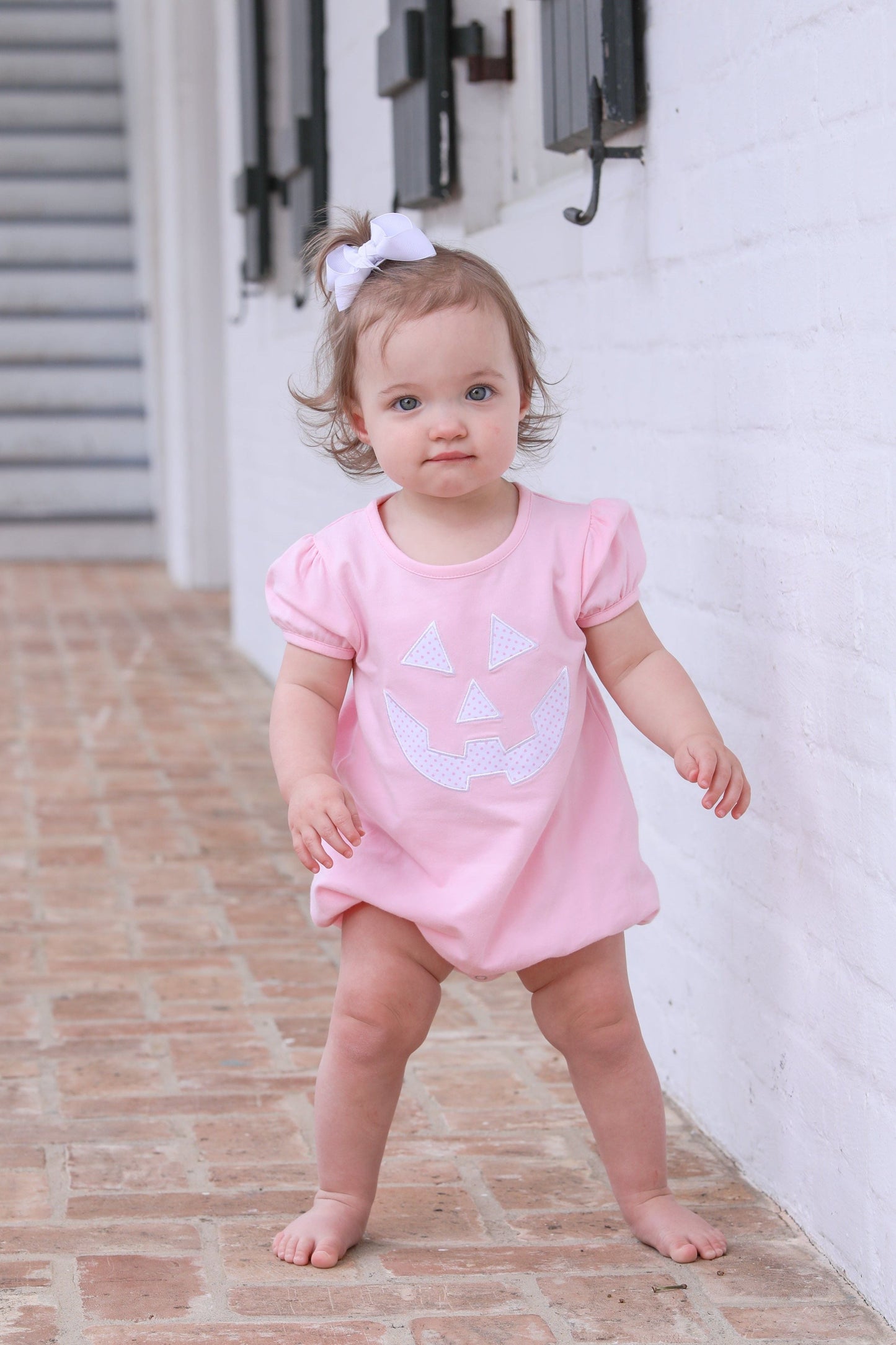 Jack O’Lantern Bubble Pink by Trotter Street Kids