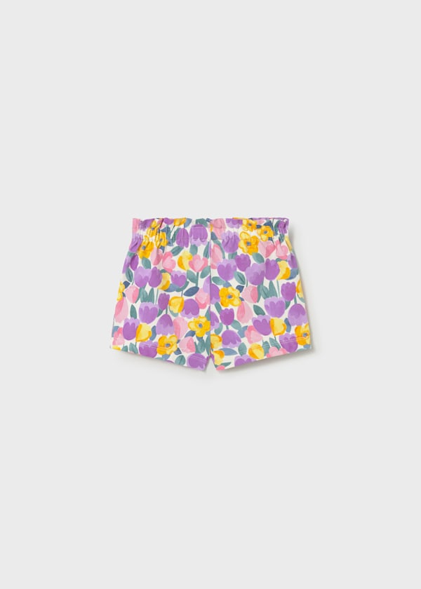 Lilac Floral Short Set by Mayoral