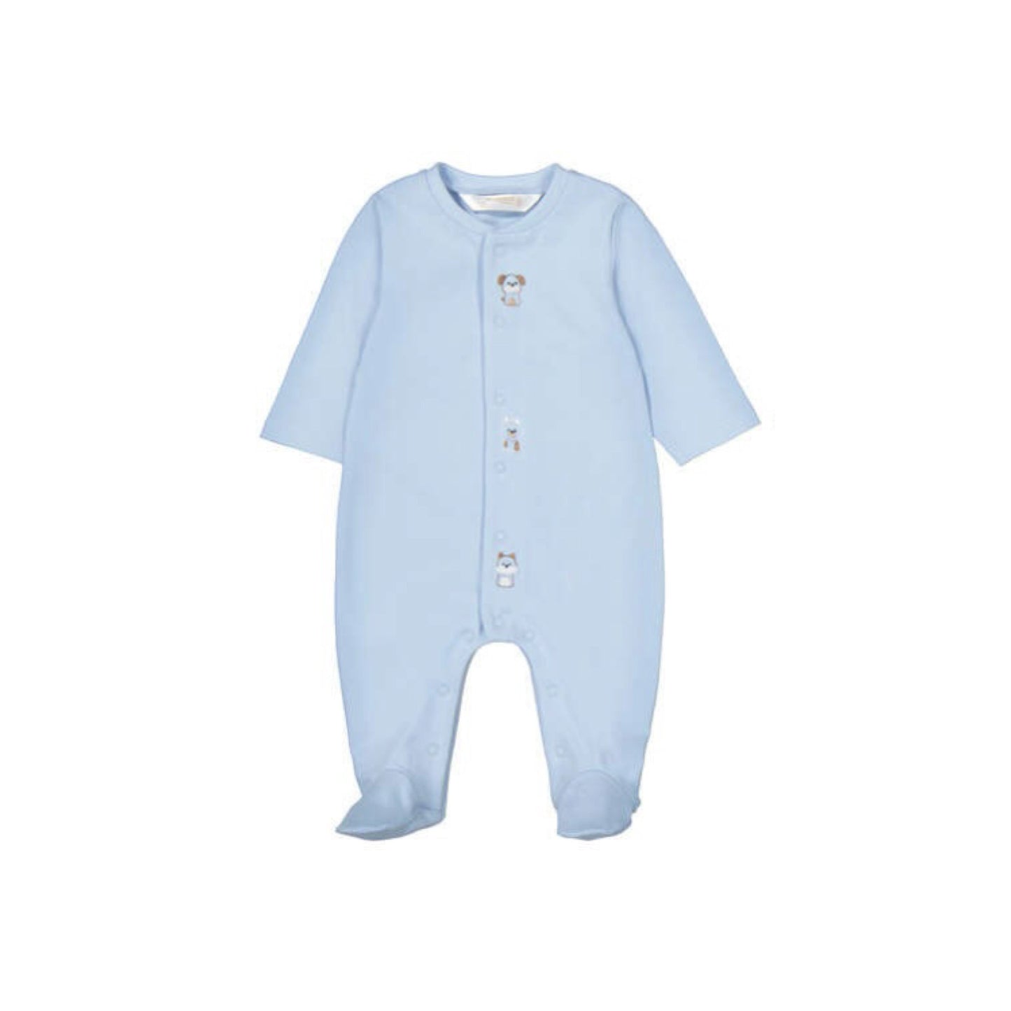 Blue Footie with Puppy Detail by Mayoral