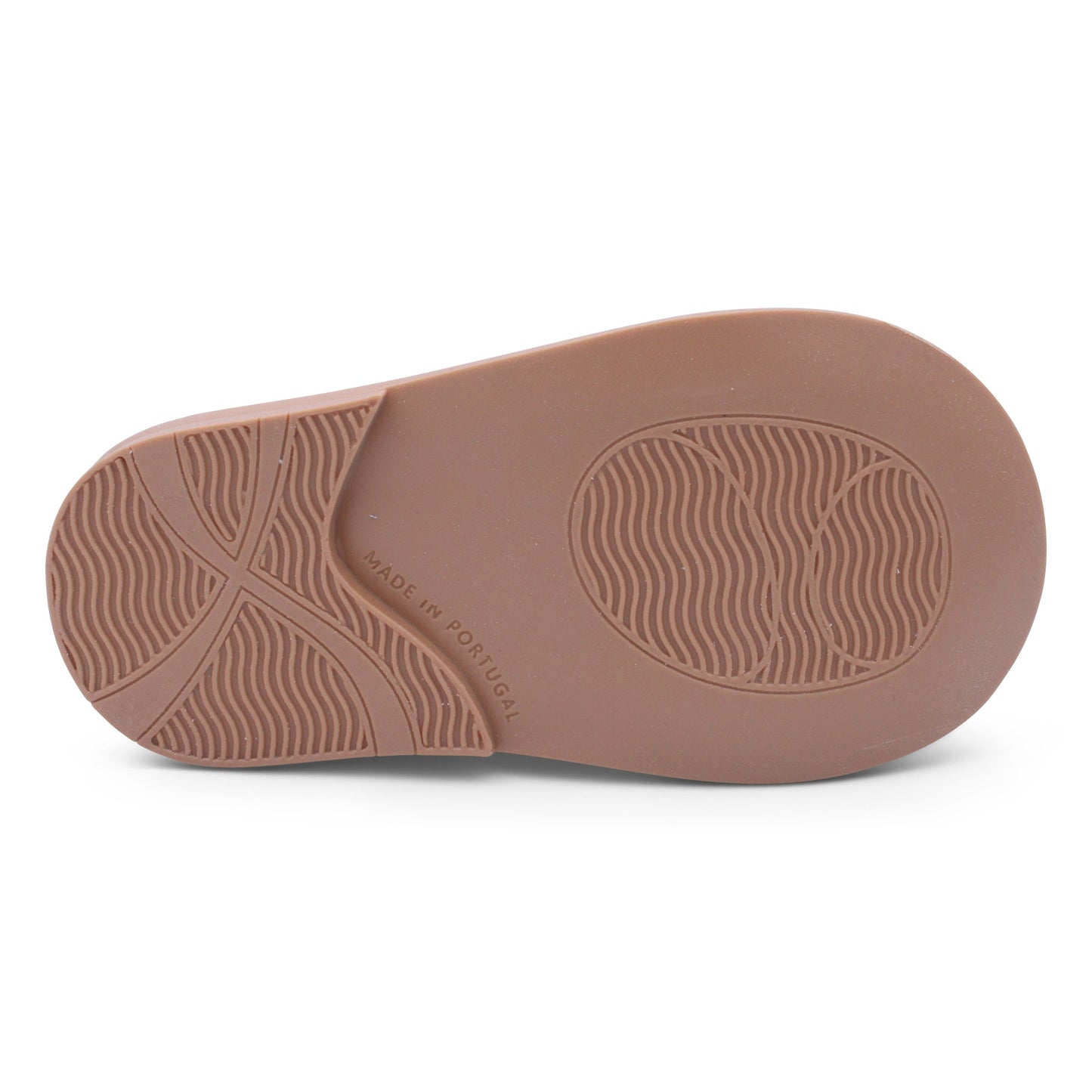 'Guy' Boys Nude Leather T-Bar Sandals