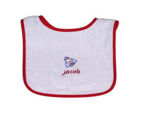 Personalized Rocket Bib