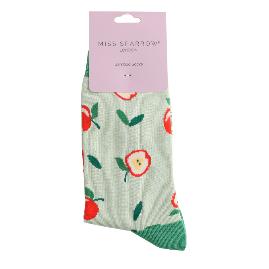 Apple Bamboo Socks Green