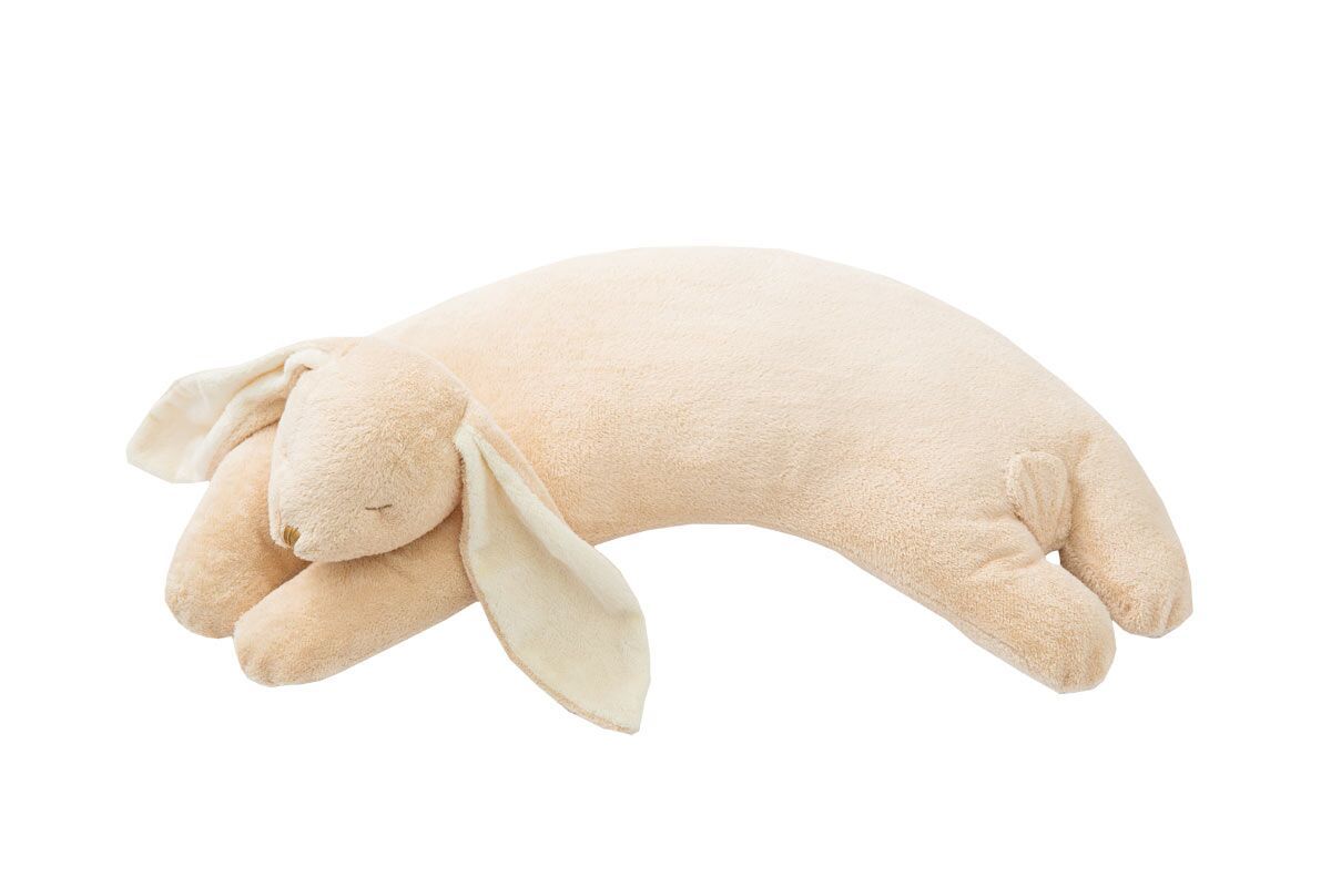 Beige Bunny Pillow