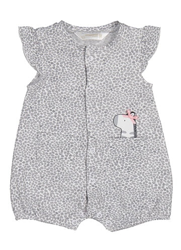 Cheetah Print Short Romper