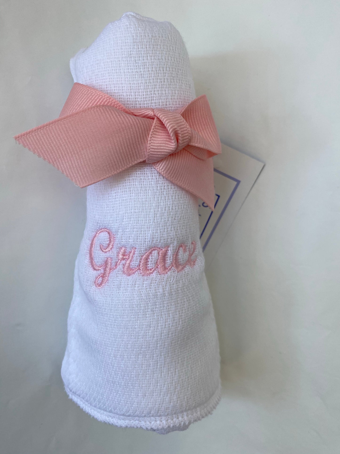 Personalized Burp cloth